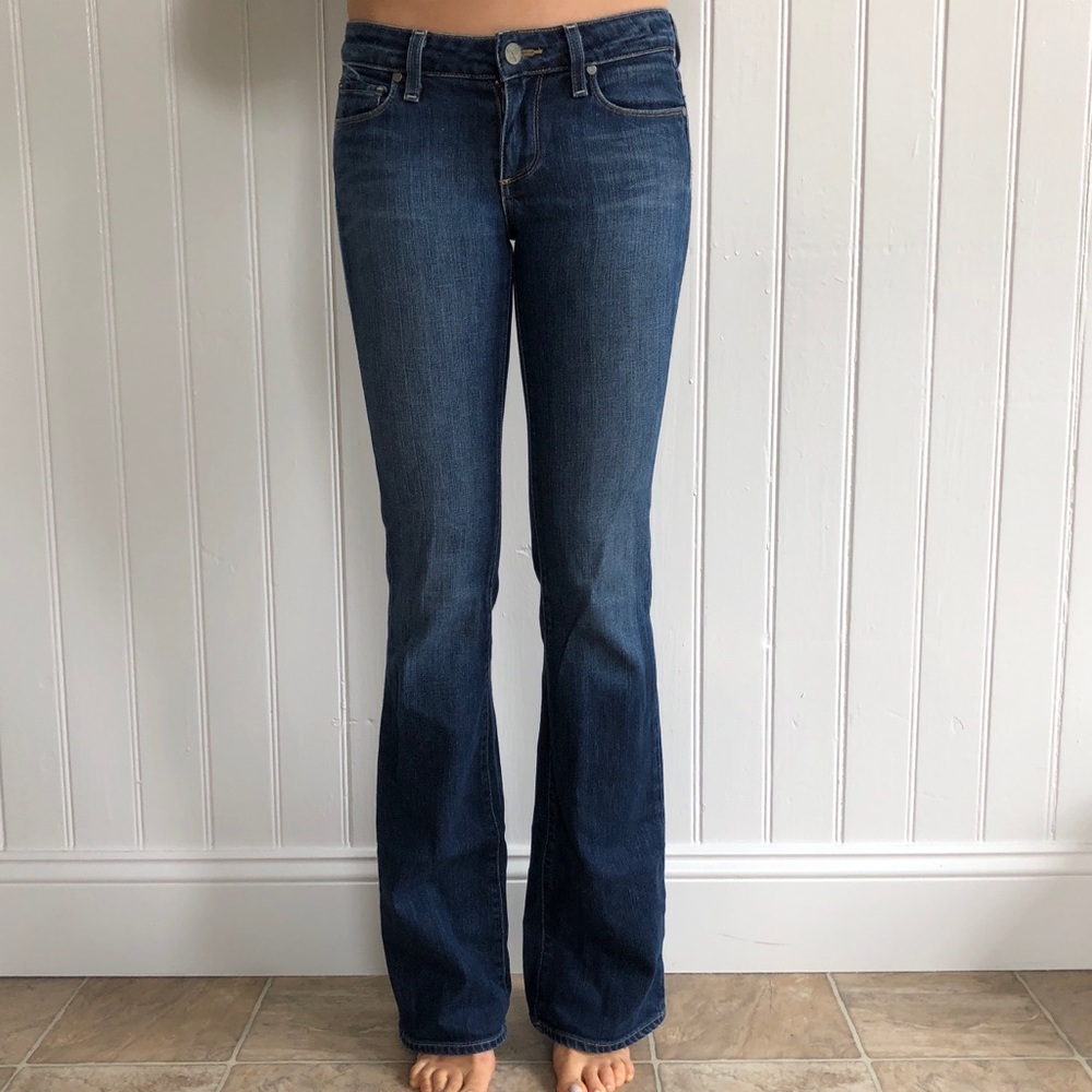 Paige Hollywood Hills Classic Rise Boot Cut Jeans